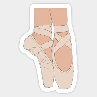 En Pointe Sticker